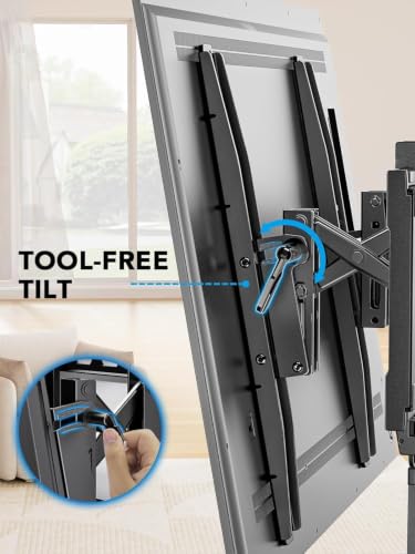 Pipishell Advanced Tilt TV Mount for 42–90 inch TVs up to 132 lbs - size: 42"-90" Tilt TV Wall Mount