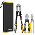GRENPRO 3-Piece Bolt Cutter Pliers Set, 14", 8" Mini & 8" Wire Cable Cutters - style: 3-Piece Bolt Cutter Set