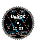 10-Inch 52-Tooth Circular Saw Blade, 5/8-Inch Arbor, Ferrous Metal, Steel Cutting Blade, Carbide Tip, Thin Kerf, for Channel, EMT Conduit, Angle Iron, Threaded Rod, Flat Bar - size: 10", 5/8'' Arbor, 52T