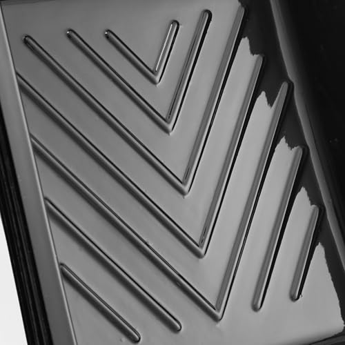 Bates 4 Inch Paint Tray Liners - 12 Pack Black Plastic Disposable Paint Pans - color: Black, size: 12 Pack 4 Inch