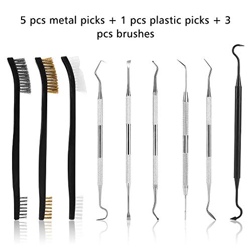 Accmor Gun Cleaning Tools Kit Including Gun Cleaning Pick & Gun Cleaning Brush, Gun Cleaner Set - style: Set D
