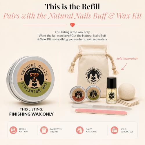 Just Like Jane™ Natural Nails Finishing Wax - style: Refill - Finishing Wax