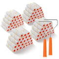 100 Pack Microfiber Paint Roller 4 Inch, 3/8 Inch Nap - size: 4 Inch,100 Pack