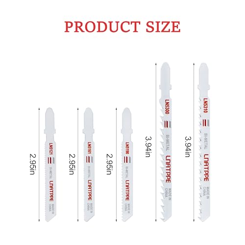 49-22-1178 Compatible with Milwau-kee Jig Saw Blades Assortment 5P