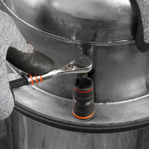 711L Mini Ratchet Wrench DUO - One of the World's Smallest 1/4" Ratchet Wrench For Tight Spaces - For Flat (32mm) and Standard (25mm) Double-ended Bit - style: Mini Ratchet DUO