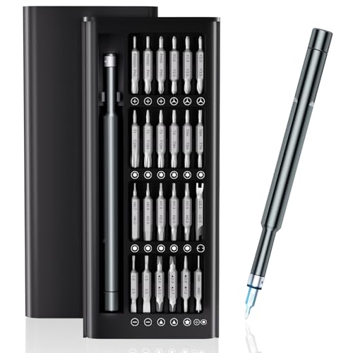 Small Precision Screwdriver Set,50 in 1 Pro Magnetic Mini Repair Tool Kit - color: 50 Iron Gray