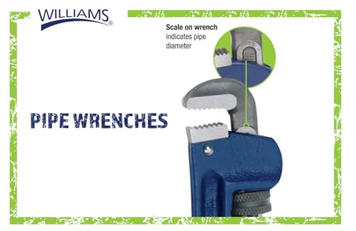 Williams 13508 Aluminum Pipe Wrench, 18-Inch - size: 18-Inch