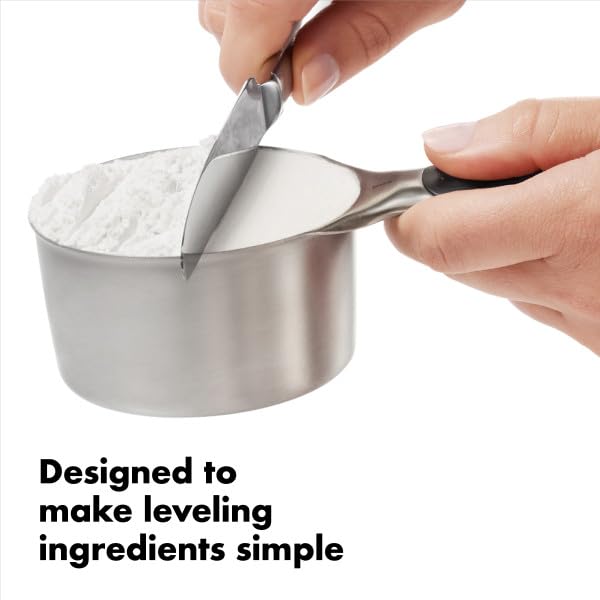 OXO Good Grips 4 Piece Stainless Steel Measuring Cups with Magnetic Snaps - size: 4 count, style: Cups