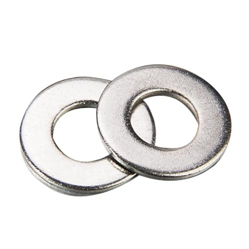 Linkup 150 Pcs 3/8” SAE Flat washers for Screws for Bolts (18-8) 304 Stainless Steel washers Assortment kit,Standard ANSI/ASME B18.22.1 Metal Washers Set - size: 3/8"