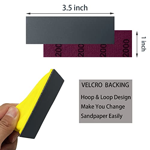 70PCS Micro Detail Sander Kit, Silicon Carbide Wet Dry Sandpaper - style: Grey(Grit 400-3000)