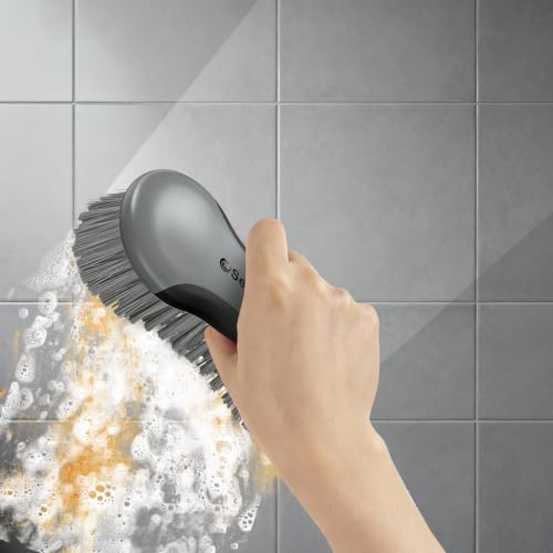 SetSail Multi-Purpose Scrub Brush of 2 Pack, Black Grey - color: Black Grey