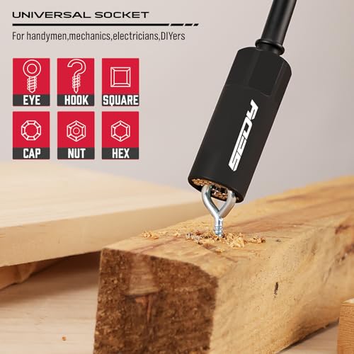 80-Piece Premium Magnetic Impact Nut Driver Set Metric & SAE with Socket Adapters, Bit Holder, Wing Nut Driver, Universal Sockets, Quick Release Extension, Power Bits - style: Multi-Use Kit