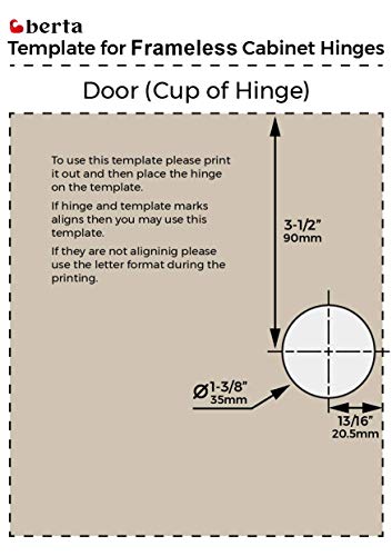 50-Pack Full Overlay Frameless Soft-Close European Hinges - size: 50 Pieces