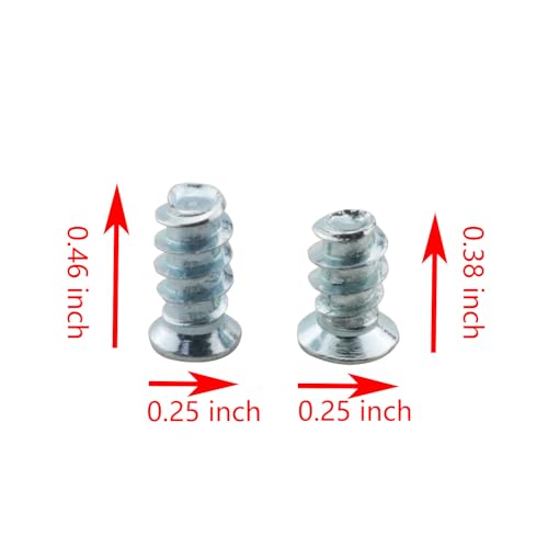 24pcs Drawer Slide Replacement Screws Head Phillips Self-Tapping Screws Compatible with Chest of Drawers Parts 100349; 100347