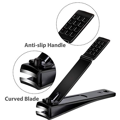 Aogeili Nail Clippers Set, Toenail Clippers & Fingernail Clipper Cutters - size: Large/Small/Oblique