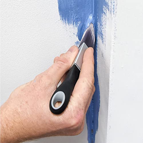 ROLLINGDOG Paint Brush for Trim Edging Paint Brush 2PC - color: 2pc Detail Brush Set