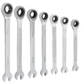 7 Pcs Metric Ratchet Wrench Set, 6/7/8/9/10/11/13mm 72-Tooth - size: 6 mm, 7 mm, 8 mm, 9 mm, 10 mm, 11 mm, 13 mm set