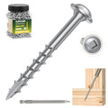 Pocket Hole Screws 1-1/4 Inch, 320Pcs Exterior Pocket Screws #8 X 1-1/4" - color: Silver, size: #8 X 1-1/4"