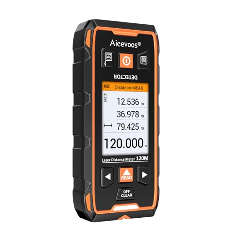 Stud Finder Wall Scanner - Stud Finder Tool w/Intelligent Microprocessor Chip, Stud Detector Beam Finders and Laser Measure for the Center and Edge of Wood AC Wire Metal Studs Joist Pipe