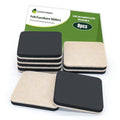 Felt Furniture Sliders for Hardwood Floors 8 PCS, 3 1/2" Beige - size: 8 PCS 3 1/2'' Beige