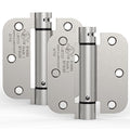 2 Pack 3.5 Inch Self Closing Door Hinges, Satin Nickel - color: Satin Nickel, size: 3.5" (2 Pack)
