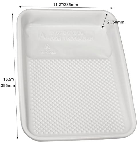 Great Andrew 9 Inch Paint Tray Liner, 21 Pcs Disposable Paint Tray Liners - size: 21 Pack Liners, 9 In