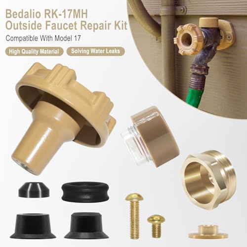 RK-17MH Outside Faucet Repair Kit Metal Handle Compatible with Woodford Model 17 - size: RK-17MH