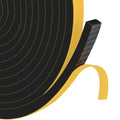Weather Stripping, Strong Adhesive Foam Tape Insulation, 1/2x1/4in - color: Black, size: 1/2 In x 1/4 In x 13Ft