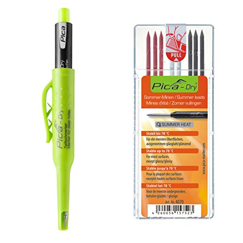 Pica Marker Dry Longlife Automatic Pen 3030 + 4070 Refill Set Summer Heat…