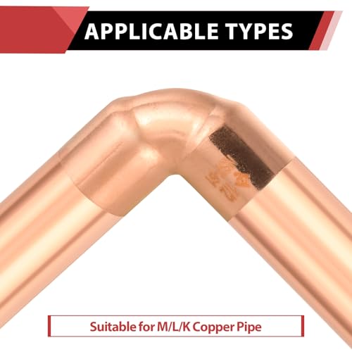 50 Piece EFIELD 1/2" C X C Short Radius Copper 90 Degree Elbow - size: 1/2"x1/2", style: 90 Degree