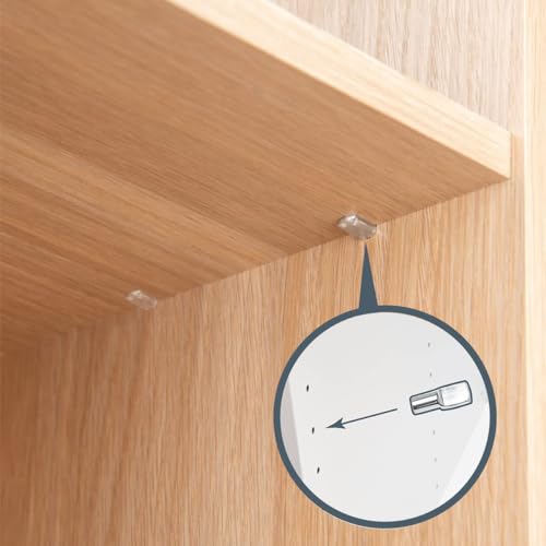 POWERTEC Shelf Pin Jig with 1/4" Self Pin Bit, 1/4" 100PCs L-Shaped Shelf Pegs, Woodworking Tools for Installing Shelf Pegs and Pins, Shelf Pin Drilling Jig for Making Shelves and Cabinet (71909) - size: Shelving Jig Kit | 1/4” Spoon Pins & L-Brackets
