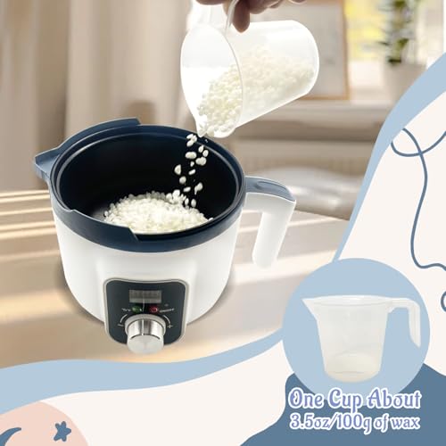 KQU Digital Wax Melting Pot with Temperature Control for Candle Making - size: Wax Melting Pot Kit 9pcs