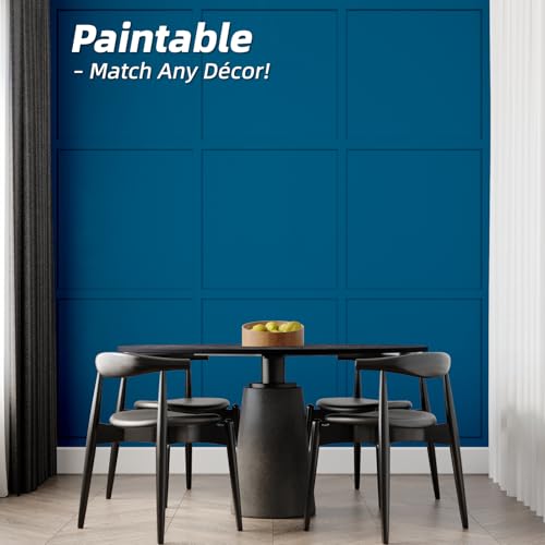 Art3d MDF Premade Paintable Board and Batten Wainscoting Kit, 189 x 54 in - size: 189 x 54 Inch