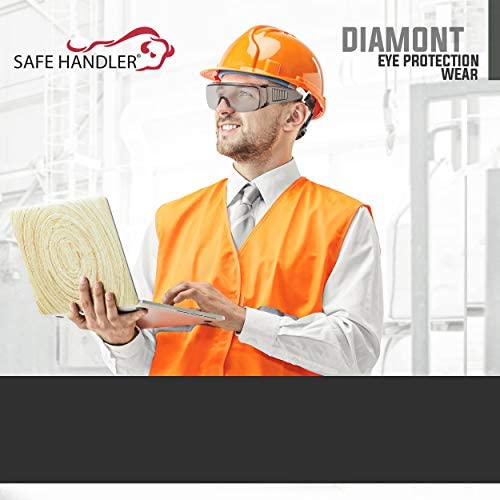 SAFE HANDLER Diamont Vented Over Glasses Safety Glasses - color: Gray