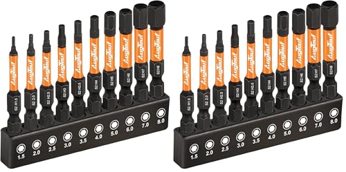 toolant Impact Hex Bit Set, Metric, 10-Piece (Pack of 2) - size: 10pcs(Metric) (Pack of 2)