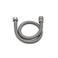 23 Inches 304 Stainless Steel Shower Hose Extra Short Brushed Nickel - color: Brushed Nickel, size: 23 Inches