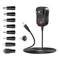 Belker 24W Universal 3V 4.5V 5V 6V 7.5V 9V 12V AC DC Adapter with 8 Tips