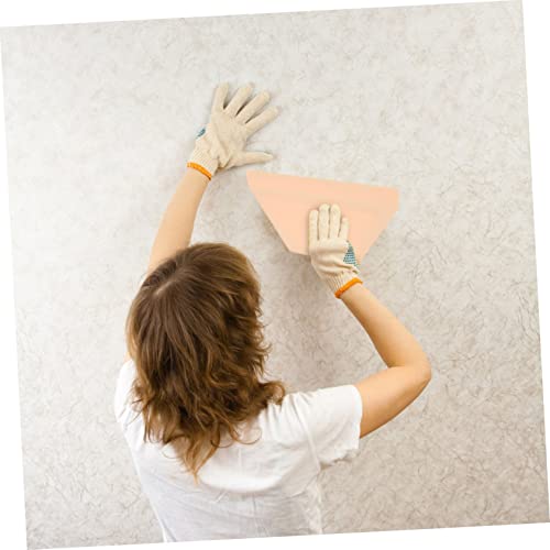 LIFKOME Wallpaper Smoothing Tool Kit 2 Pcs Plastic Scraper for Wallpaper Application Peel and Stick Wall Coverings Vinyl Films Air Bubble Removal Rounded Corners 8.85 X 4.92 X 0.11 in