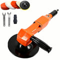 7" Pneumatic Orbital Sander Polisher, 4500 RPM Adjustable Speed Air Tool