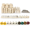 134Pcs Polishing Kit for Dremel Buffing Wheels, 1/8" Shank Polishing Bits - style: 134PCS Buffing Wheels