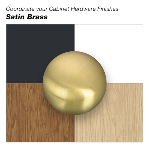 Richelieu | Washington 7 9/16-inch (192 mm) Satin Brass Cabinet Bar Pull - color: Satin Brass, size: 7 9/16 in