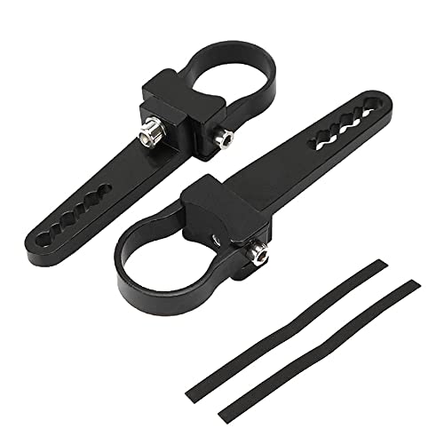 Tube Clamps Mounting Brackets for LED Light Bar Work Lights Fog Lights Off Road Lights Fit 1.5", 2pcs - size: 1.5"