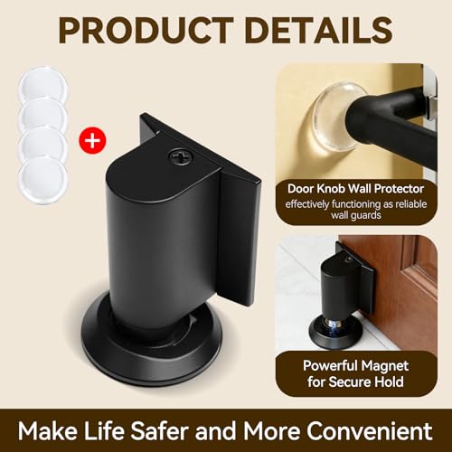 Magnetic Door Stopper,Metal Floor Mount Door Holder