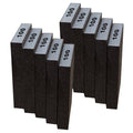 Sanding Sponge 100 Grit Sanding Block - Drywall Sanding Block for Wood | 10 Pcs Fine Grit Sanding Sponges For Drywall, Wood And Metal, Sandpaper Block Spong - size: 100 Grit