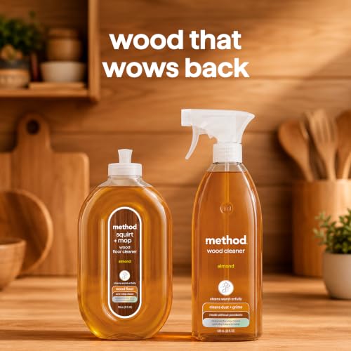 method Daily Wood Cleaner, Almond, 28 fl oz, 8 Pack - size: 28 Fl Oz (Pack of 8)