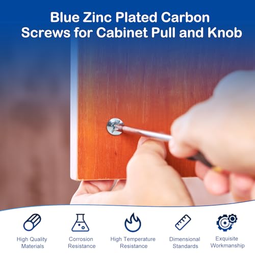 35Pcs #8-32 x 1-3/4" Knob Pull Machine Screws, Cabinet Drawer Handle Screws - size: #8-32 x 1-3/4"