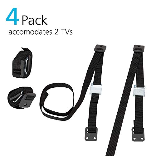 Safety 1st Furniture Strap, 4PK, One Size, Black, 4 Straps - size: 4 Straps