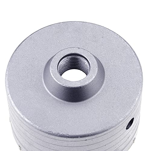 95mm / 3-3/4inch Concrete Hole Saw with 220mm(8.66 inch) SDS Plus Shank Connecting Rod Cement Hole Saw for Cement Brick Concrete Stone Wall (95mm / 3-3/4")