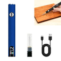 MXHLXRMP Rechargeable Thread Burner Kit, LCD 2.7V/3.4V/4.2V (Blue) | 510 Threaded Battery , USB-C Charging Cable Included,, For Beading, Sewing, Weaving, Leather Craft, Stringing - color: Blue