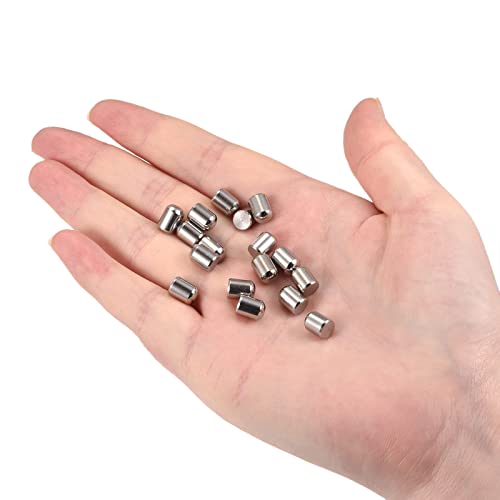 uxcell 5x8mm Dowel Pins, 5pcs 304 Stainless Steel Round Head Flat Chamfered End Dowel Pin Bunk Bed Pins Shelf Pegs Support Shelves Fasten Elements - size: 5x8mm